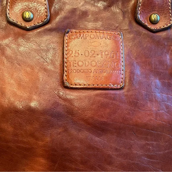 Campomaggi Leather and Canvas Crossbody Bags - Picture 5 of 9